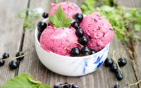 Glace au cassis maison